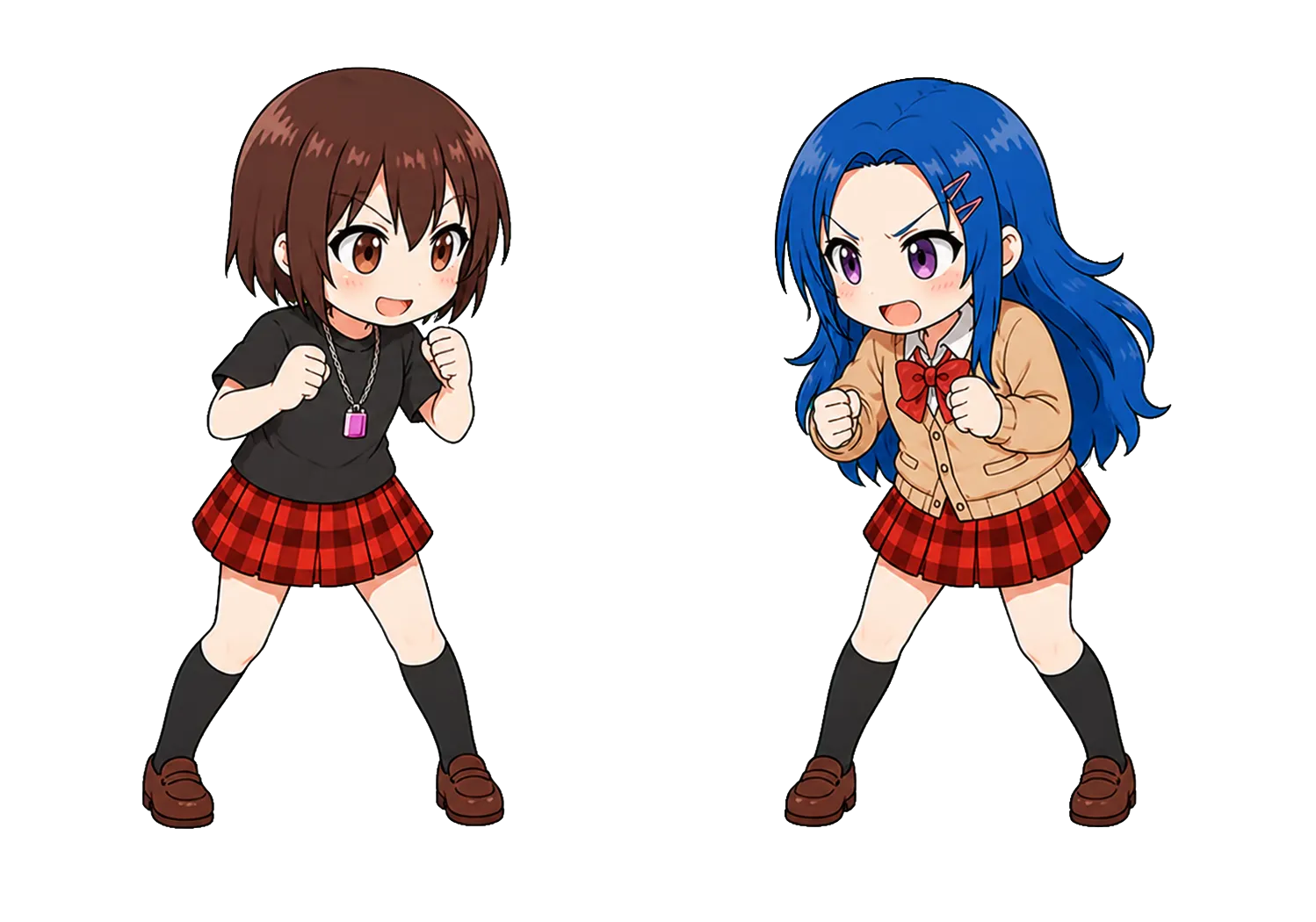 The heroines of “Cute Rock vs. Everyone” get ready for a showdown